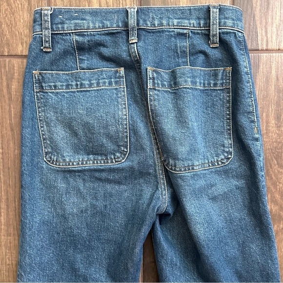 Madewell Classic Straight Full Length Jeans Marfield Wash Surplus Pocket Edition - Picture 9 of 11